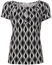 Amir Slama - Cut-Out Wave-Print T-Shirt - Lyst