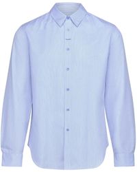 Martine Rose - Striped Long-Sleeve Shirt - Lyst