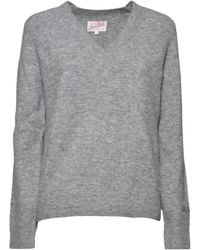MC2 Saint Barth - V-Neck Knit Sweater - Lyst