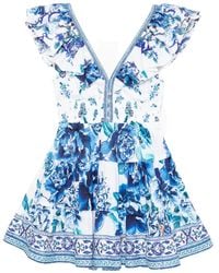 CAMILLA - Vestido corto a capas - Lyst