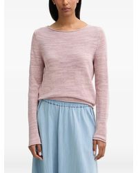 Marc O' Polo - Boat-Neck Fine-Knit Sweater - Lyst