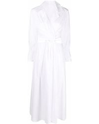 Jonathan Simkhai - Long-Sleeve Cut-Out Detail Dress - Lyst