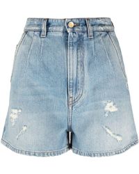 Dolce & Gabbana - Hoch sitzende Jeans-Shorts - Lyst