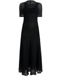 KHAITE - Thora Gestreepte Jurk - Lyst