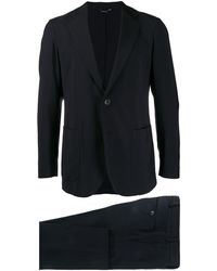 Tombolini Stitching Detail Suit - Blue