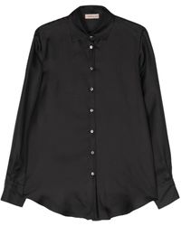 Blanca Vita - Silk Satin Shirt - Lyst