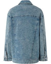 Pinko Dakar Denim Jacket in Blue | Lyst