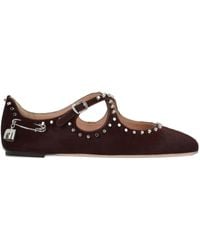 Bally - スタッズ フラットシューズ - Lyst