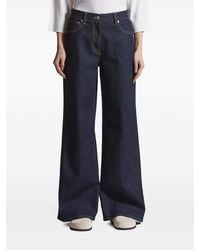 Peserico - Denim Jeans Met Vijf Zakken En Logopatch - Lyst
