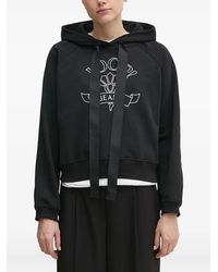 Joop! - Drawstring Cotton Hoodie - Lyst