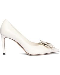 Jimmy Choo - Mimmi Flower-Appliqué Pumps - Lyst