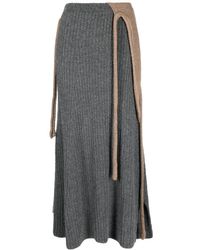 OTTOLINGER - Layered Ribbed Knit Skirt - Lyst