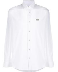 Philipp Plein - Logo Plaque Long Sleeve Shirt - Lyst