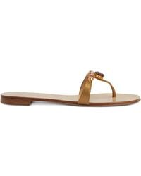 Giuseppe Zanotti - Verzierte Katisha Sandalen Mit Zehensteg - Lyst