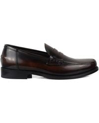 Alberto Fasciani - Leather Slip-On Loafers - Lyst