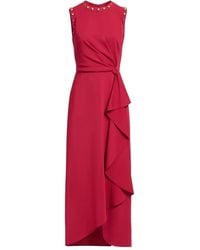 Elie Saab - Stud-Embellished Midi Dress - Lyst