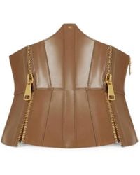 Elisabetta Franchi - Bustier Belt With Zip - Lyst