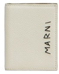 Marni - Logo-embroidered Leather Cardholder - Lyst
