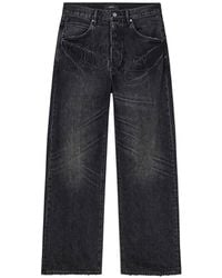 Purple Brand - Embroidered-Logo Washed Jeans - Lyst