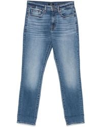 7 For All Mankind - Jeans Con Applicazione Logo - Lyst