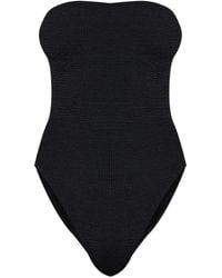 Bondeye - Strapless Textured Swimsuit - Lyst