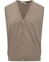 FILIPPO DE LAURENTIIS - Buttoned Wool Gilet - Lyst