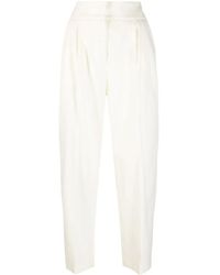 Fabiana Filippi - Pressed-Crease Tapered-Leg Trousers - Lyst