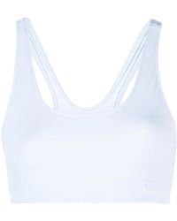 Sporty & Rich - Scoop-Neck Sleeveless Sports Bra - Lyst