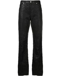 Zadig & Voltaire - Evy Crinkled Leather Trousers - Lyst