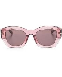 Tom Ford - Guilliana Geometric-Frame Sunglasses - Lyst
