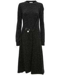 JW Anderson - Padlock-detail Tied Knitted Dress - Lyst