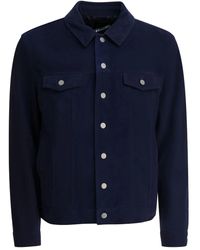 Altum - Suede Buttoned Jacket - Lyst