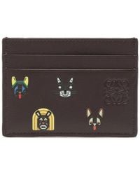 Loewe - X Louis Wain Leather Cardholder - Lyst