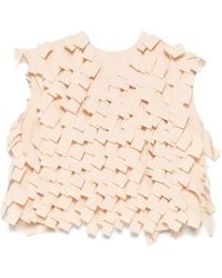 A.W.A.K.E. MODE - Fringed Crop Top - Lyst