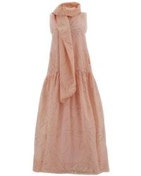 Plan C - A-Line Floral-Print Maxi Dress - Lyst