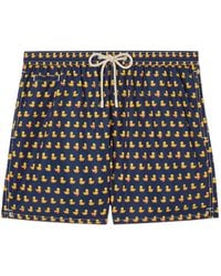 MC2 Saint Barth - Lighting Micro Swim Shorts With Rubber Duck All-Over Print - Lyst