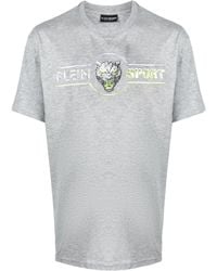 Philipp Plein - Chrome Scratch Edition T-Shirt - Lyst