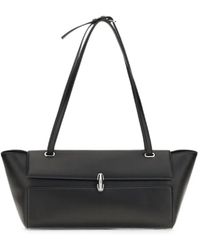 SAVETTE - Symmetry Trapeze Leather Shoulder Bag - Lyst