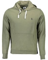 U.S. POLO ASSN. - Logo-Embroidered Hoodie - Lyst