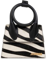 Jacquemus - Le Chiquito Noeud Leather Handbag - Lyst