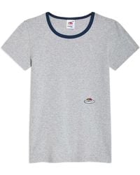 HOMMEGIRLS - X Fruit Of The Loom Logo-Patch Ringer T-Shirt - Lyst