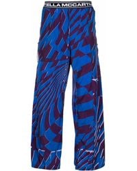 Stella McCartney - X Ed Curtis Geometric-Print Trousers - Lyst