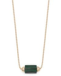 Luis Morais - 14Kt Malachite Necklace - Lyst