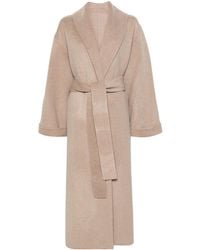 By Malene Birger - Trullem Belted Wool Coat - Lyst