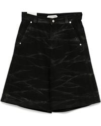 NAMACHEKO - Zebra Denim Shorts - Lyst