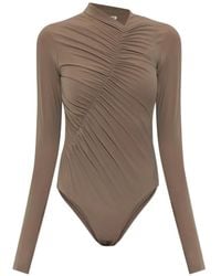 Agolde - Lupin Ruched Bodysuit - Lyst