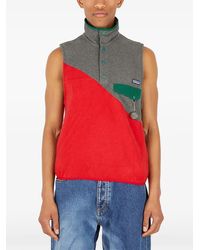 (DI)VISION - Panelled Fleece Vest - Lyst