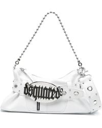 DSquared² - Gothic Leather Shoulder Bag - Lyst