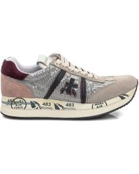 Premiata - Sequin-Embellished Low-Top Sneakers - Lyst