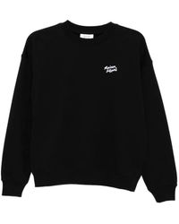 Maison Kitsuné - Embroidered-Logo Sweatshirt - Lyst